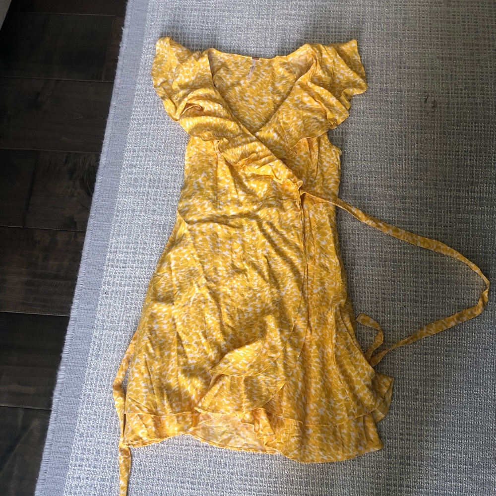 Mini wrap dress